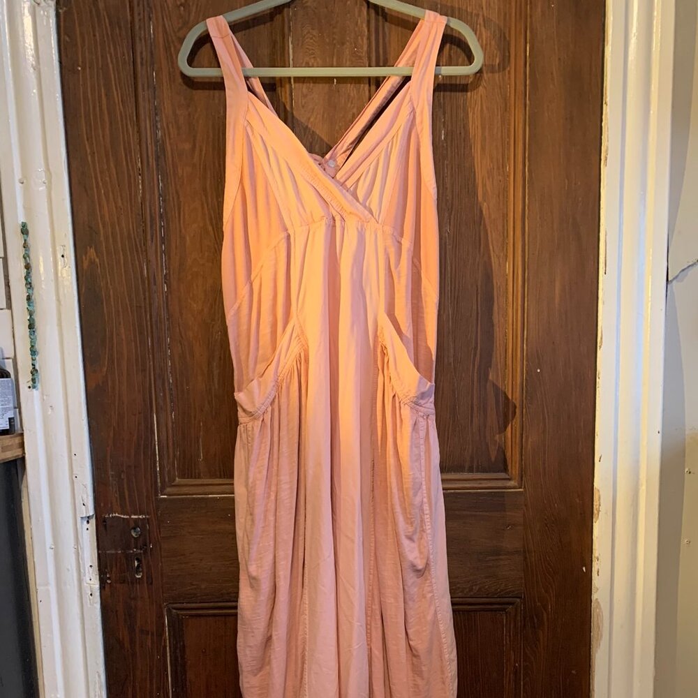 Daily Practice by Anthropologie Long Pink Dress Sundress